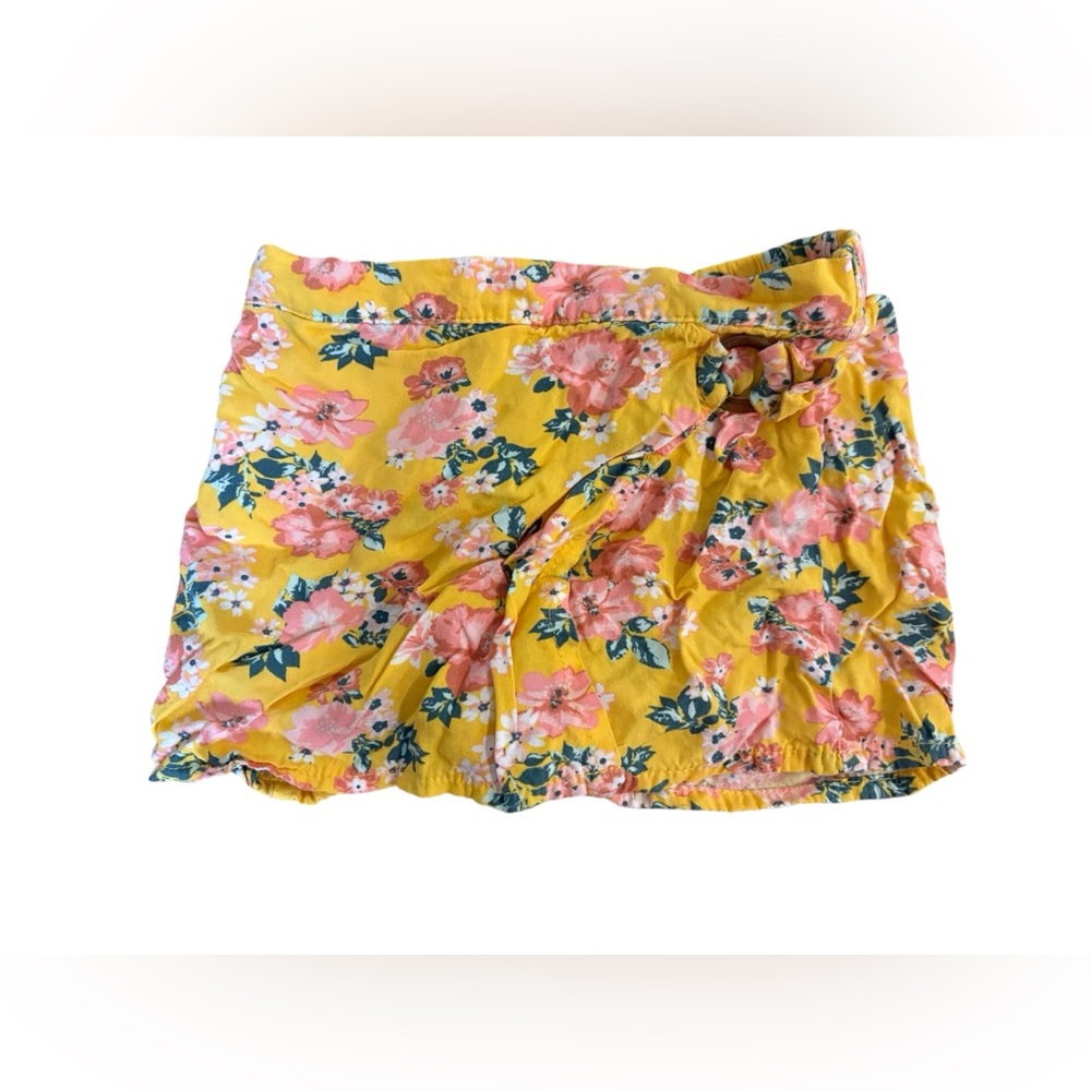 Little Lass Girls Floral 2 Piece Set Size 5 Yellow Pink - Picture 5 of 8